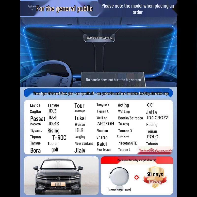 Car Sunshade Windshield Curtains - Heat Insulation & Summer Cooling