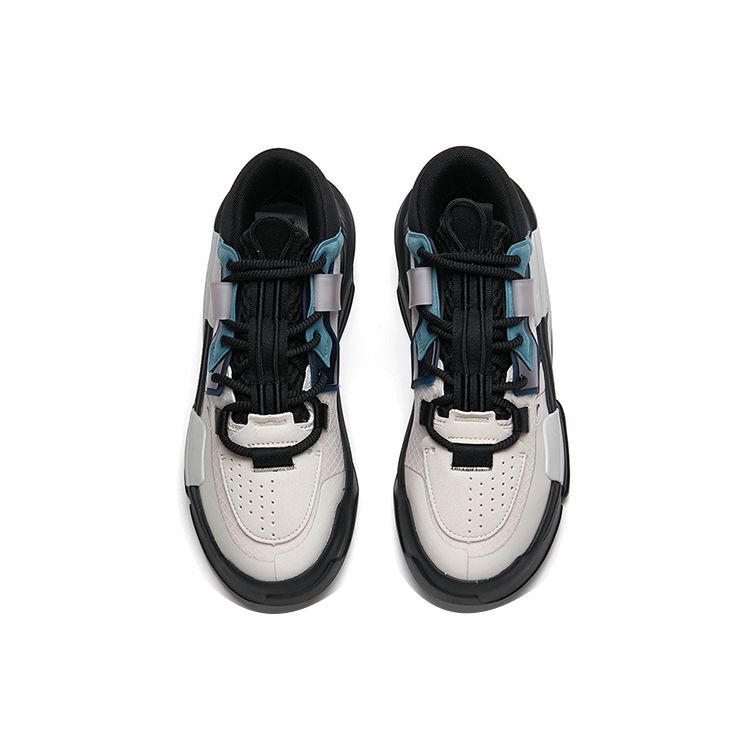 Anta Badass 3.0 Non-Slip Shock Absorbing Low-Top Sneakers Men Sneakers Black Gray Red 112218084-4