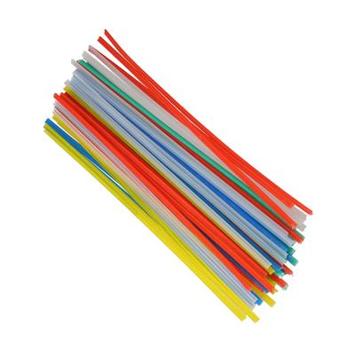 50 יחידות 5 צבעים מוטות ריתוך פלסטיק מוטות מרתך PP לאקדח ריתוך פלסטיק אקדח אוויר חם