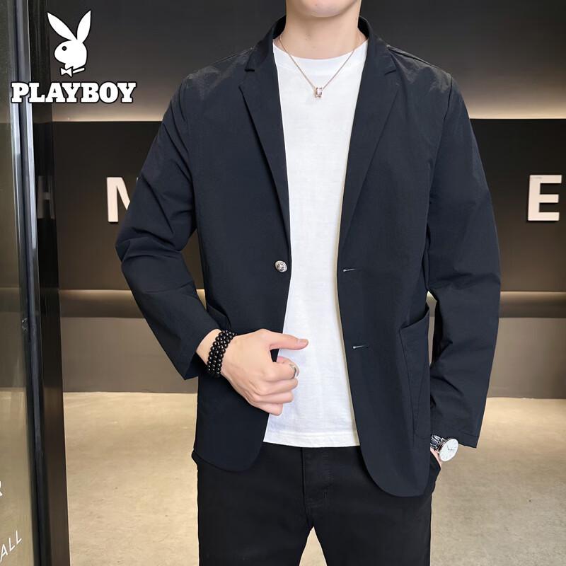 PLAYBOY Men s Casual Lightweight Spring Jacket M