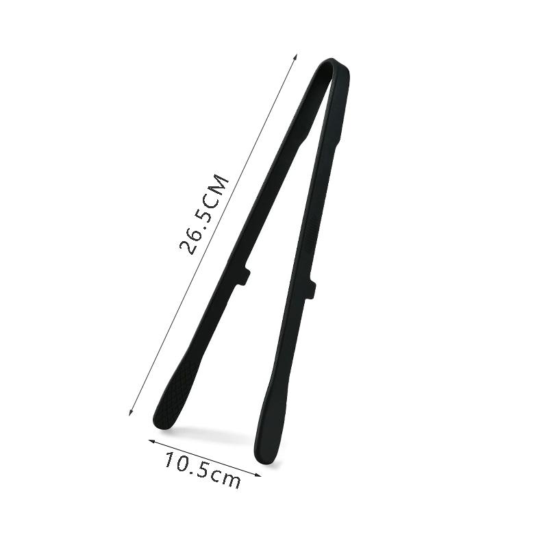 Silicone Tongs Non-Stick Bread Cake Clip Food Parties BBQ Clamp Durable Kitchen Tool for Cooking Steak Weddings Dessert Utensil