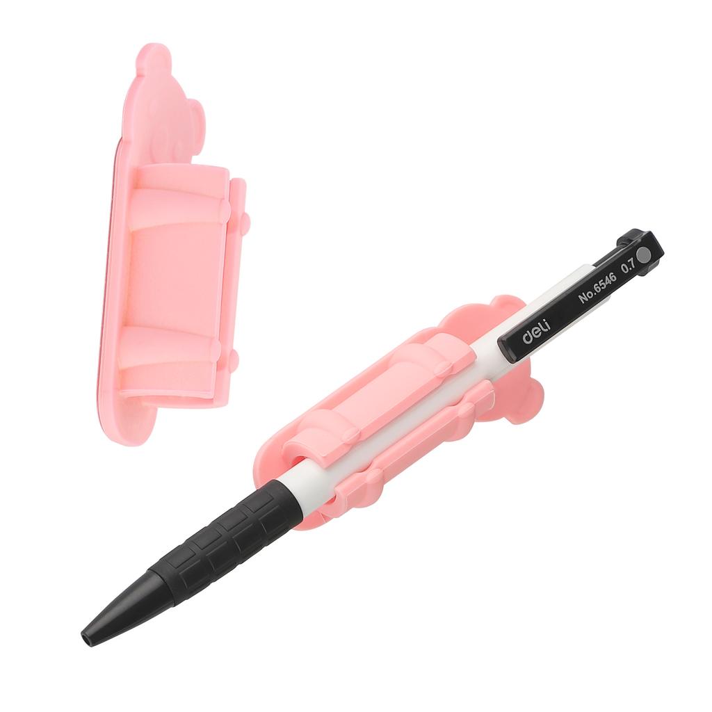 Cute Pencil Head Shape Pen Holder Pencil Storage Box Student Desktop Office Household Multifunctional Makeup Brush Organizer Box