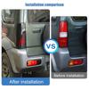 Car Rear Fog Lampshade Cover Lamp Protective Decoration Taillight Cover For Suzuki Jimny 2007-2017 Smocked Black Car Exterior Accessories