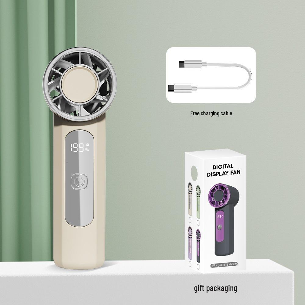 2025 High-Power Portable Handheld Cooling Fan with Turbo Technology