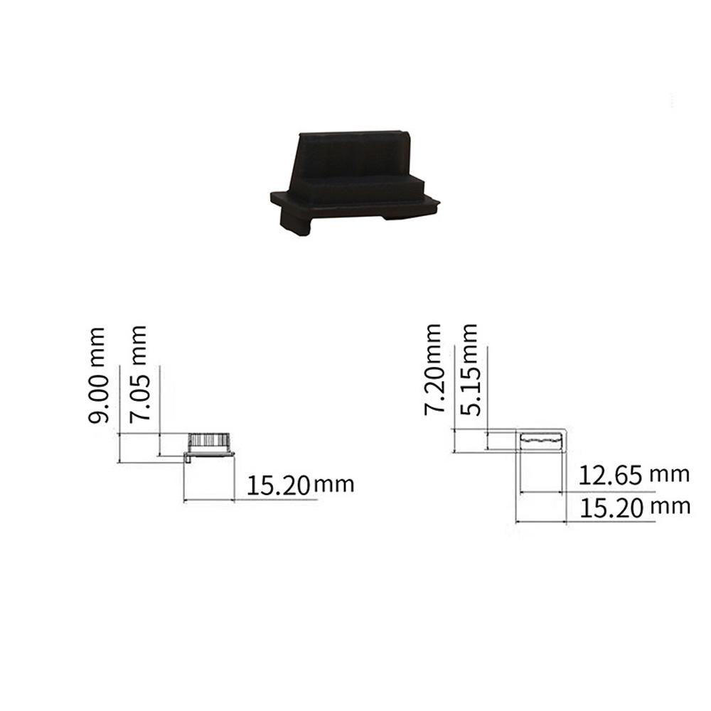 USB Dust Plug Charger Port Cover Cap Female Jack Interface Universal Silicone Dustproof Protector Tablet PC Notebook Laptop2
