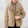 Fashion Winter Woman Parkas Loose Thick Warm Faux Fur Jackets Women's Coats