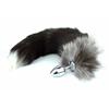 Stainless Steel Fox Tail Dog Tail Metal Anal Plug Adult Sex Toy