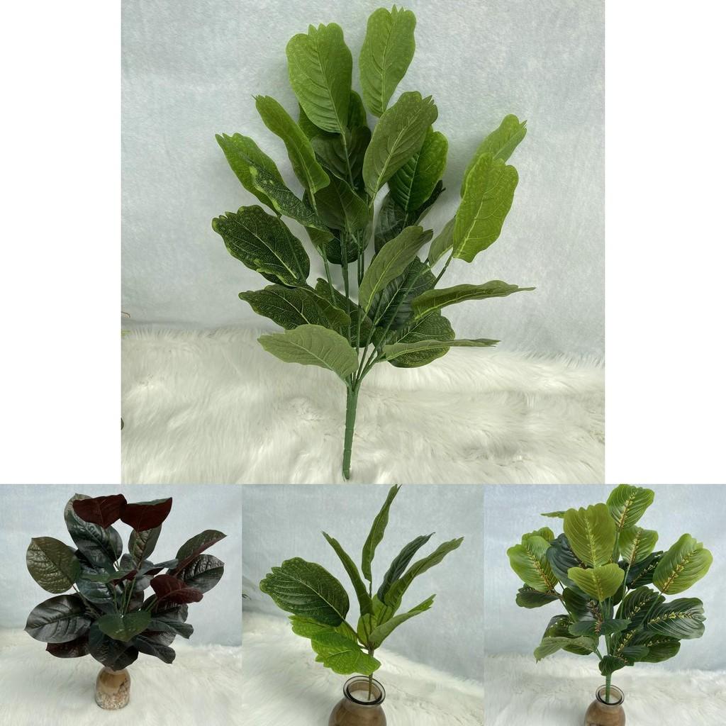 Fake Green Foliage With 26 Leaves For Home Decor And Photography Prop Use