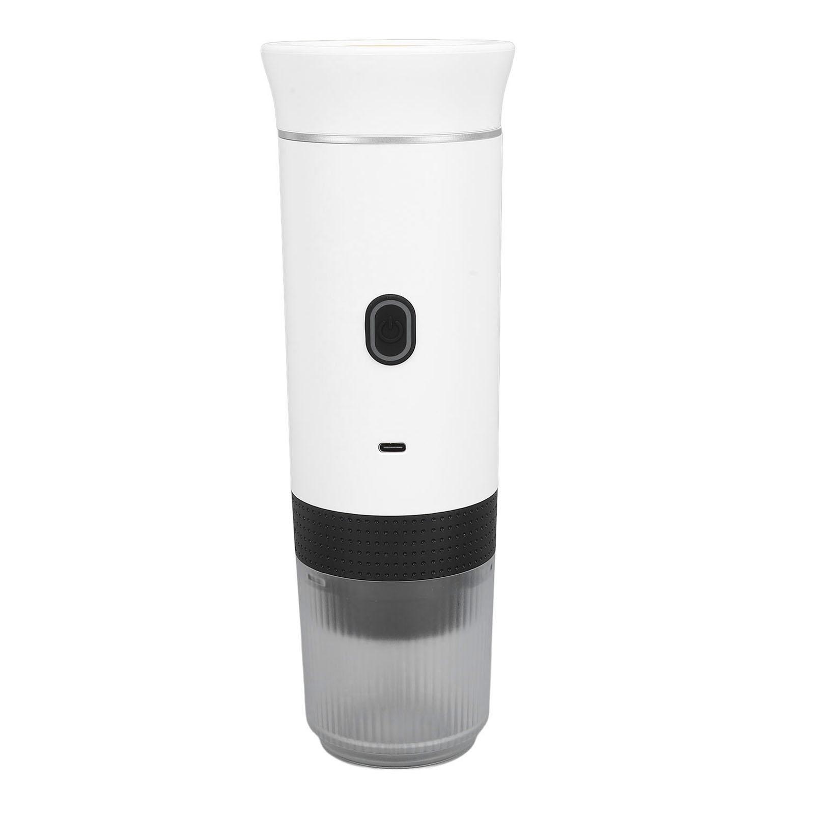 

Portable Coffee Maker Rechargeable Electric Handheld Car Coffee Machine for Travel Office Household White L