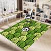 1PC Panda Leaf Extra Large Non Slip Floor carpet, Office, family, bedroom Large Area Rug Indoor Rugs, Vibrant Colors