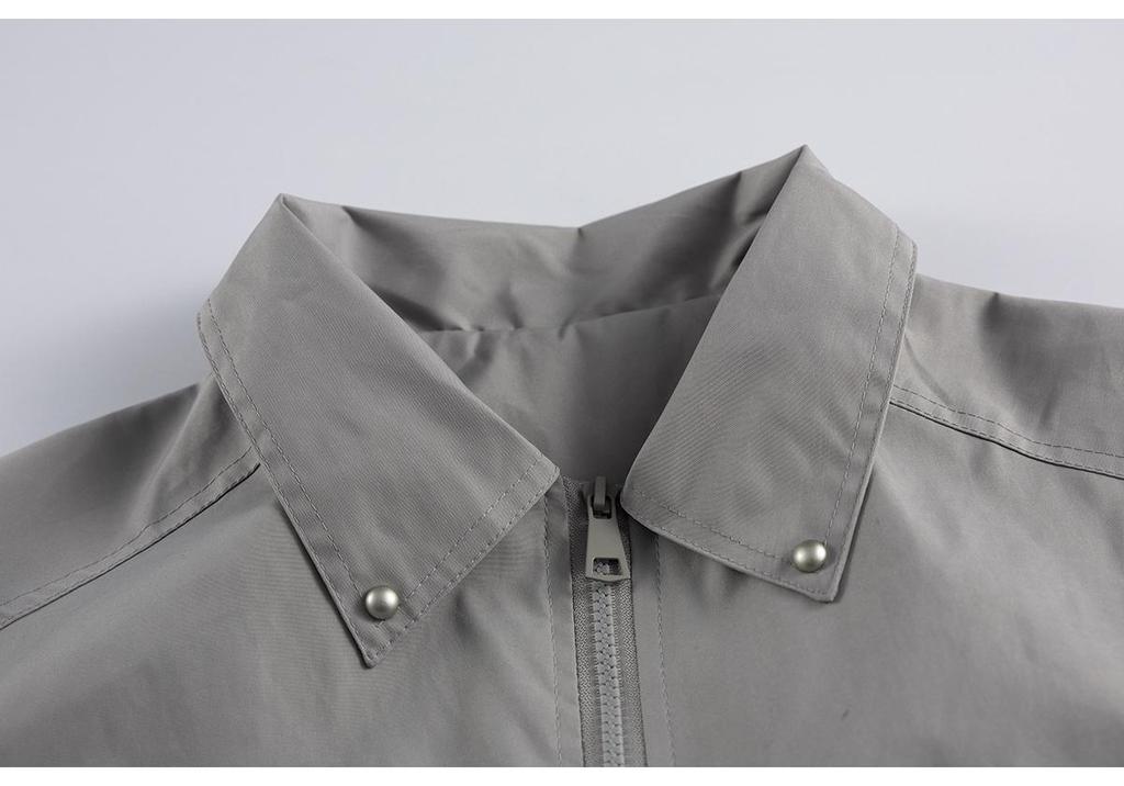 QIYOU 2025 Autumn Retro Detroit Lapel Loose Jacket for Men & Women