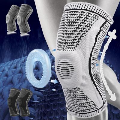 Silikon-Knieschützer, Sport-Knieschützer für Arthrose, Schmerzpolster, medizinische Orthese, Männer, Schutz, Frauen, Gelenke, Sport, Sicherheit, Fitness, Körper