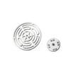 LIKGREAT Hecate Wheel Brooch Hekate Magic Stainless Steel Pin Wiccan Occult Symbol Triple Goddess Pagan Jewelry Wholesale