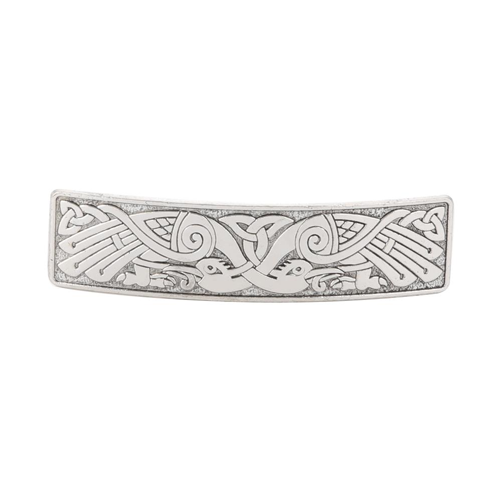 Teamer Vintage Barrette Celtics Knot Hair Clip for Women Viking Tree of Life Nordic Hairpins Wicca Jewelry Hair Accessories Gift