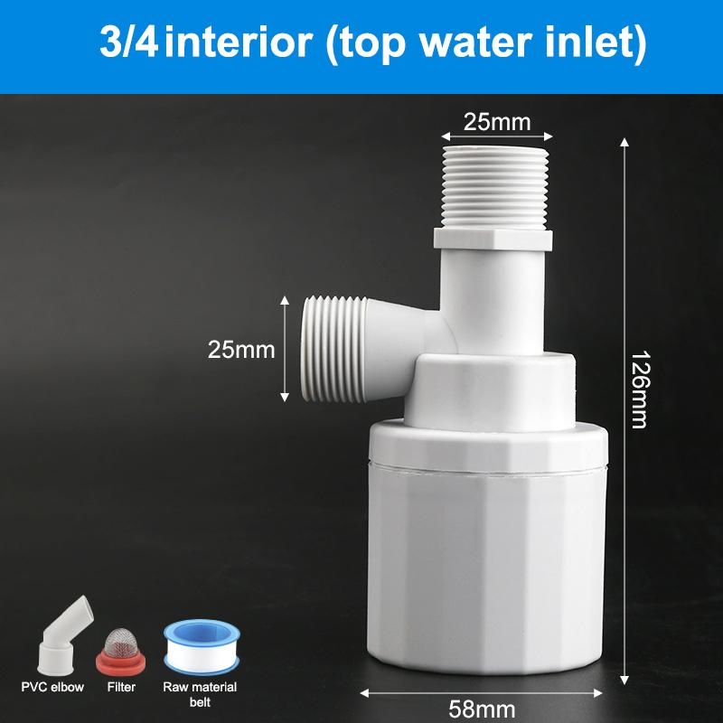 1/2" 3/4" 1" Automatyczny Kontroler Poziomu Wody Zawór Pływakowy Do Zbiornika Wieży Basenu Zawór Stopowy Wlotowy Automatyczne Odcinanie Mini Zawór Pływakowy