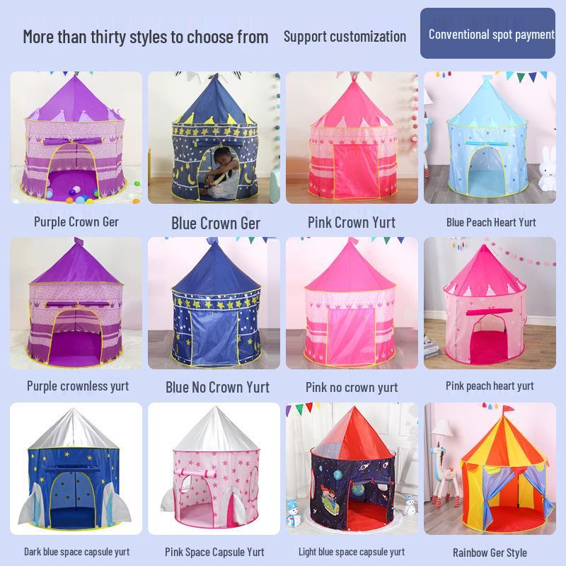 Children's Indoor Princess Castle Tent Playhouse