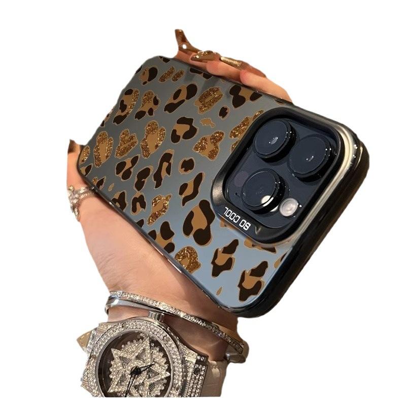 New Leopard Print iPhone 18/14 Pro/13/11 Pro Max Frosted 16-inch Protective Case