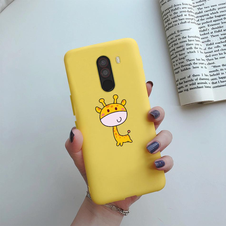 For Xiaomi Pocophone F1 Case Cute Cactus Soft TPU Silicone Back Cover For Pocophone F1 F 1 Poco F1 Phone Case Fundas Coque Shell