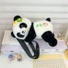 Panda Cartoon Girls Plush Backpack With Zipper Closure And Inner Pocket Perfect