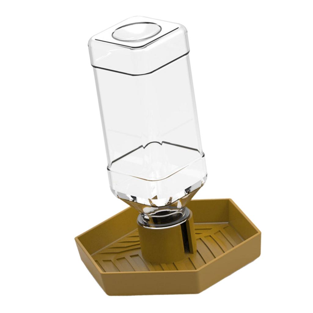 Removable Food and Water Feeding Bowl for Bearded Dragons Reptiles Water Dispenser Automatic Water Feeder for Reptiles