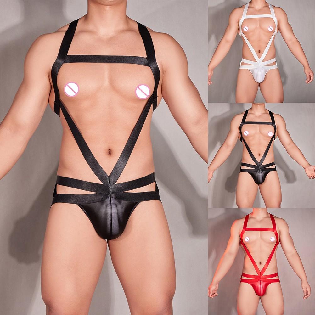 Harness Underwear Jockstrap Jumpsuits Leotard Male