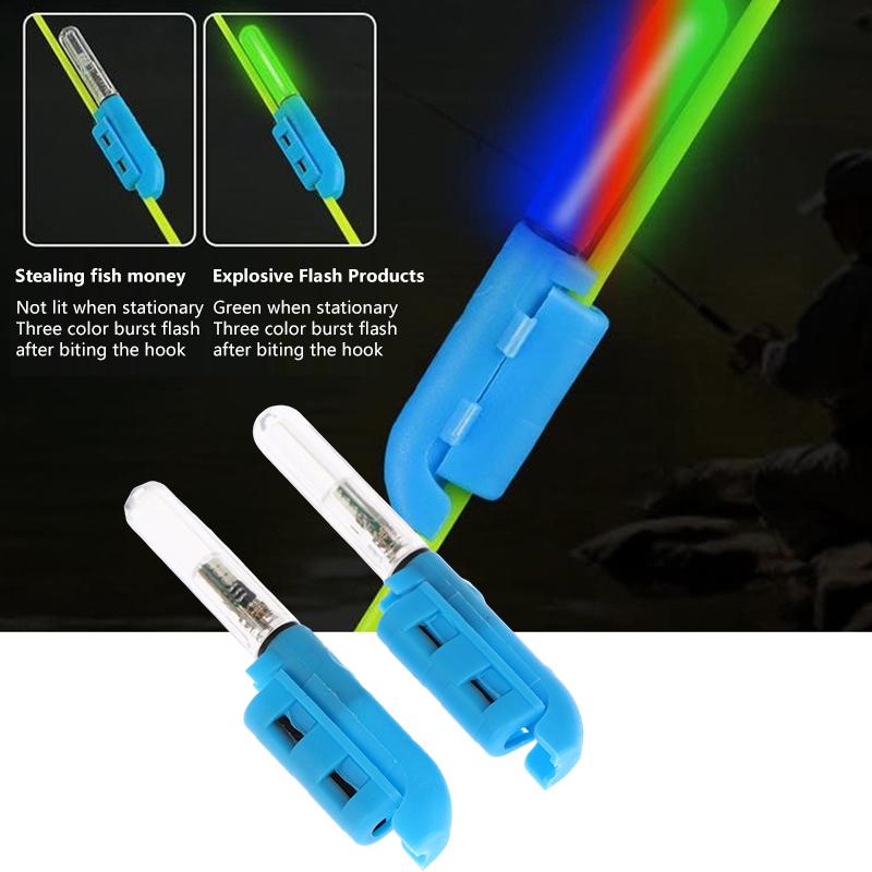 1/2/3Sets Fishing Rod Light Stick For Night Fishing Comes With Cr425 Battery And Removable Float Tackle Night Rock Fishing