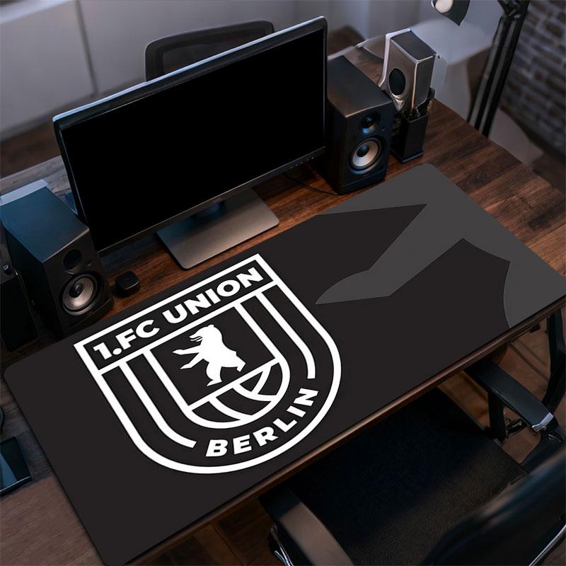 1. FC Union Berlin Mouse Pad, Large Gaming Desk Mat, Non-slip XXL Mousepad for Laptop & Tablet, Mini PC Playmat with Stitched Edges