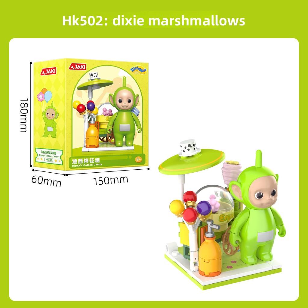 Store Teletubbies Fruit Ferris Wheel Game Machine Building Block Toys Assembly