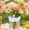 Flower Holder Arranger Silicone Grid Flower Planter Transparent Honeycomb Design Ikebana Stem Holder Accessory Floral Enthusiast