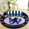1pc C-Chelsea Print Round Carpet Chair Round Carpet Suitable for Bedroom Living Room Home Decorative Carpet