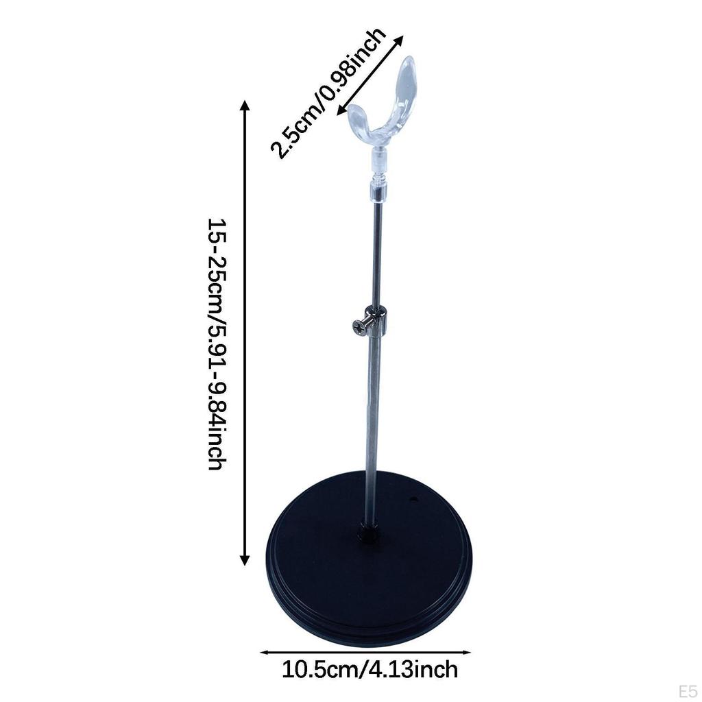 1/12 1/6 Doll Stand Adjustable Height Sturdy Premium, with Stable Base, Durability Accessories