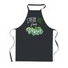 Kitchen Apron - PLANETEE - I Can't Vegan - Black - 90x60 Cm - Breton Print