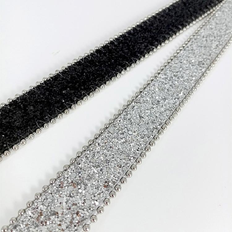 Heart Buckle Waist Belt for Women Blingbling Sequined Belt All Matching Western Belt Shimmering Belt for Jeans Pants