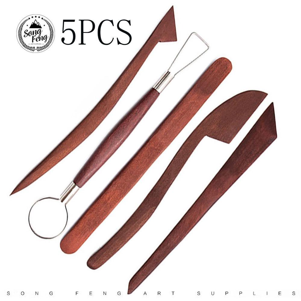 8-Piece Ceramic Pottery Tool Set: Trimming, Carving, Knife, Punch, Needle, Flat Wire, Clay Sculpting Tools