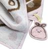 Marushin Sumikkogurashi Jacquard Handkerchief Towel Set of 3 Designs Bear and Furoshiki Cat and Zasso Penguin and Tapioca (Mini Towel) [Polar (Pink),
