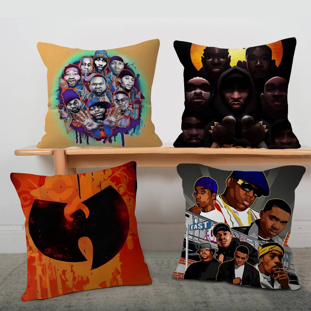 Wu-T--Tang Clan Kissen Geschenke Heim Büro Einrichtung Schlafzimmer Sofa Auto Kissenbezug Hülle 45X45cm