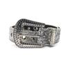 Adjustable Rhinestone Waist Belts for Jeans Glitter Belt for Woman Cowboy Cowgirl Teens Female Jeans Skirt Waistband Silver