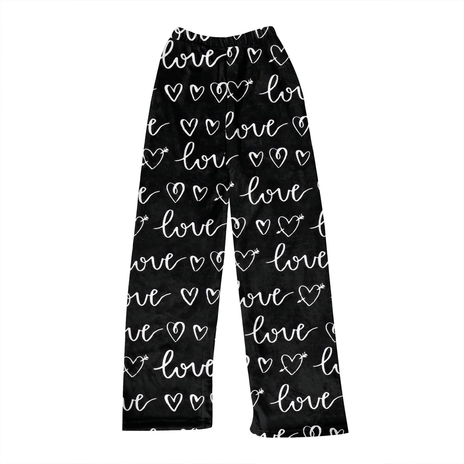 

Женские зимние клетчатые брюки, длинные брюки, спортивные брюки L чёрный