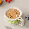 Fruit Strainer with Folding Handles Efficient Berry Rinsing Basket Draining Container for Washing Fruits And Vegetables