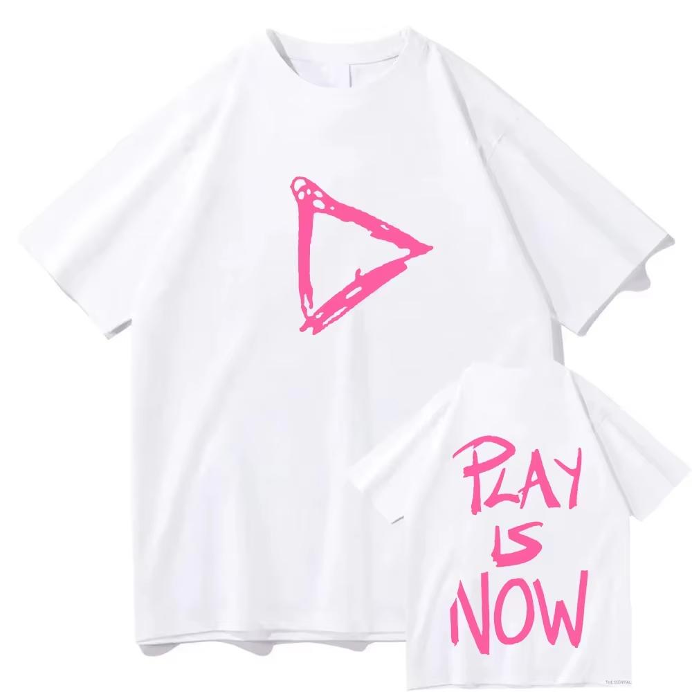 2026 New Unisex Now Graphic Tshirt Cotton Loose Fit Short Sleeve Unisex Unisex Casual Streetwear Summer Tops