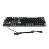 Wired Gaming Keyboard Large Print Metal Panel USB Lighted Keyboard with Backlit for Computer Laptop
