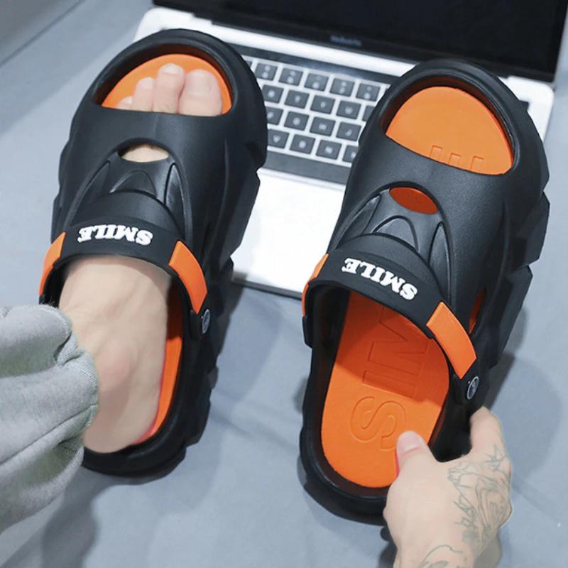 Pánské Pantofle Léto EVA Měkká podrážka Platforma Skluzavky Sandály Vnitřní Venkovní Vycházkové Plážové boty Žabky Pánské Boty