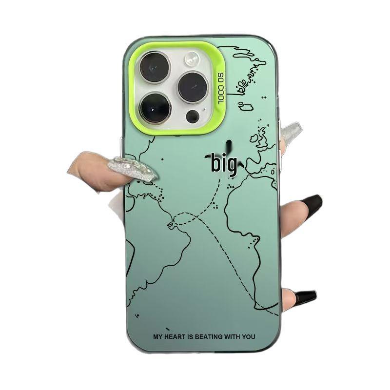 Silver Airplane Route Case for Apple iPhone 12/13/14 Pro Max & 15/16/17 Pro