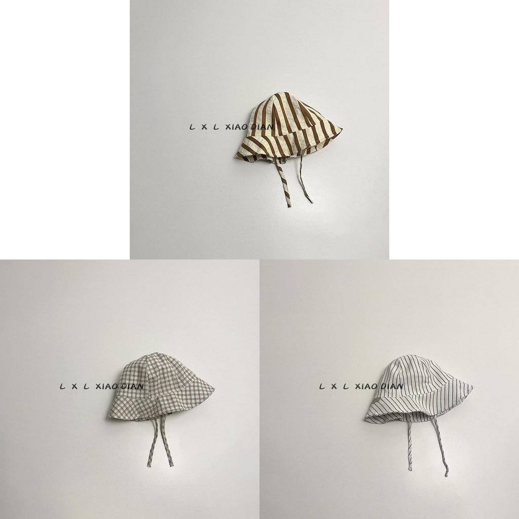 Baby Summer Fisherman Hat With Wide Brim And Breathable Cotton For Sun Protection
