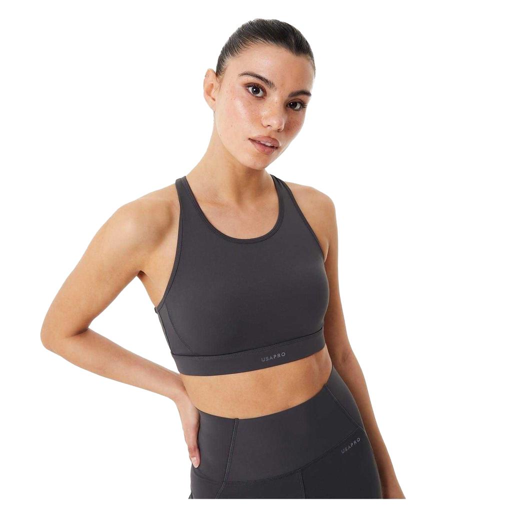 USA Pro Womens/Ladies Core Racerback Sports Bra
