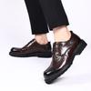 Spring And Summer Men'S Big Head Leather Shoes Light Luxury Business Casual Leather Men'S Shoes Formal Shoes Platform Men'S British