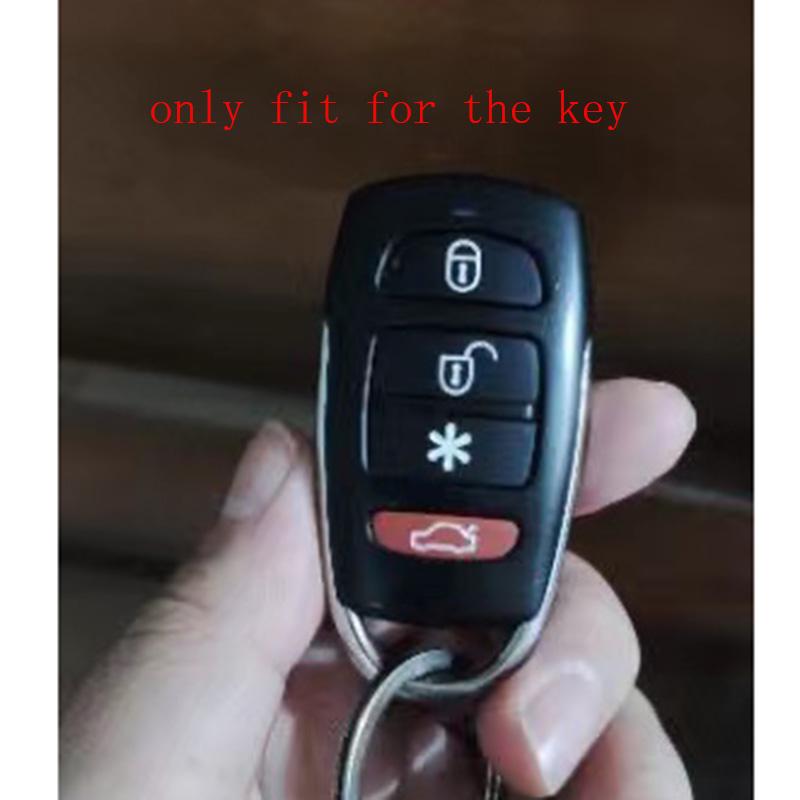 Silicone Car Key Case Cover For Hyundai Tucson Accent For Kia Sedona Mini Van Sorento Carens Sonata 5 Buttons Key Shell Holder