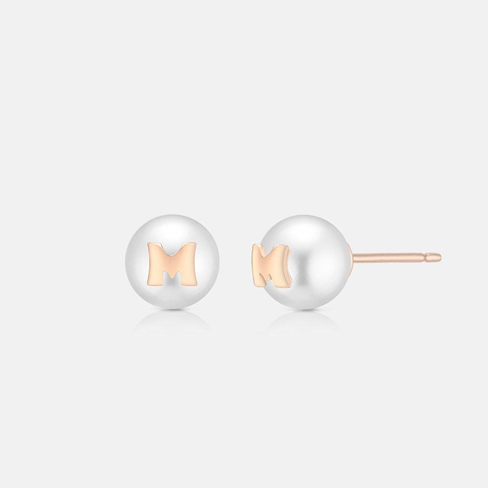 [Secret Special Offer] René Perla Sterling Silver Rose Earrings A243Se9003Rph