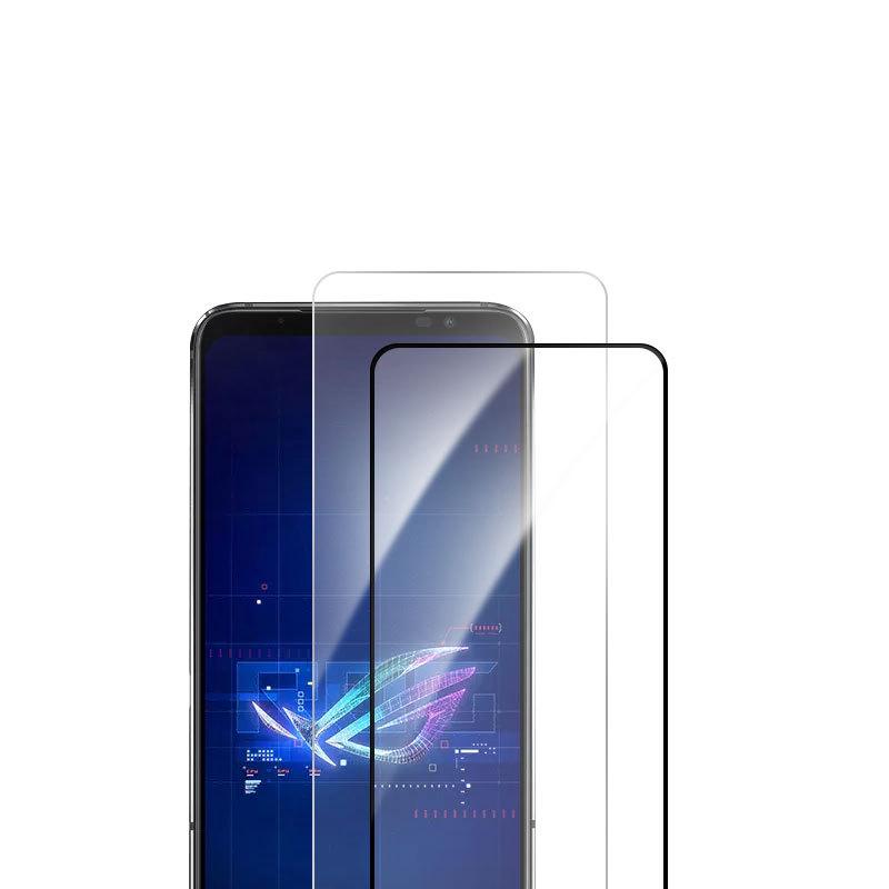 Asus ROG7 Tempered Glass Screen Protector – HD Transparent White, Half-Screen, High-Aluminum, Fits ROG6.