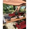 Snow Peak Multi-Function Long Bamboo Table CK-117TR Portable Outdoor Furniture